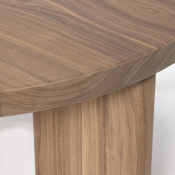 Fraya Round Walnut Cocktail Table - Live from Detroit™ Macro 2